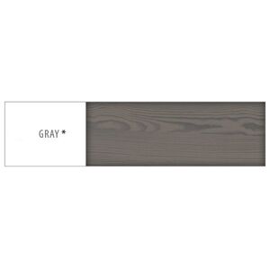 Drewmax Šatní skříň - masiv SF130 / borovice Moření: Gray