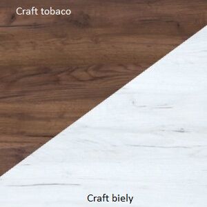 WIP Šatní skříň ANGEL | 13 Barva: Craft tobaco / craft bílý