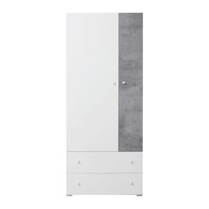 Meblar Šatní skříň SIGMA SI3 L/P Barva: bílá/beton