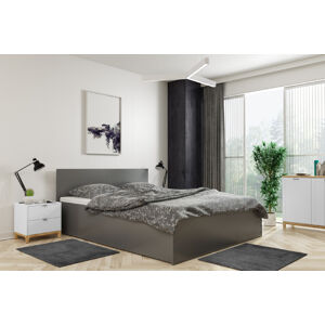 BMS Široká výklopná postel Panamax 180 Farba: Grafit, Prevedenie: 180 x 200 cm