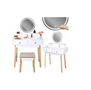 ArtJum Toaletní stolek s LED zrcadlem | CM-881600