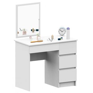 ArtAko Toaletní stolek se zrcadlem CLIPS T-6 | bílá matná 60x50