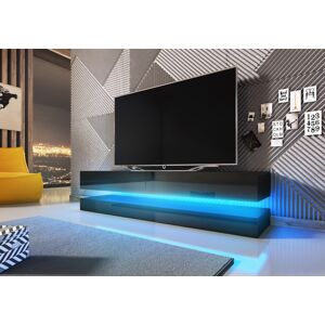 WIP TV stolek FLY Barva: černá / černý lesk