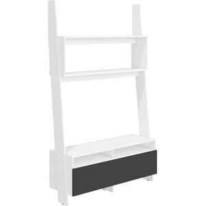 WIP TV stolek RACK| 09 Barva: Bílá / černý lesk