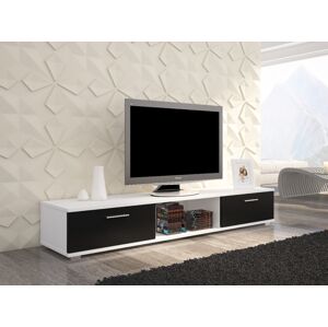 ArtAdrk TV stolek Sella Barva: bílá / černý mat