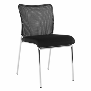 Tempo Kondela Zasedací židle, černá / chrom, altánů
