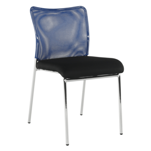 Tempo Kondela Zasedací židle, modrá / černá / chrom, altánů