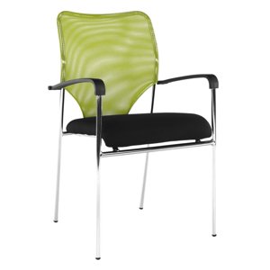 Tempo Kondela Zasedací židle, zelená / černá, Umut