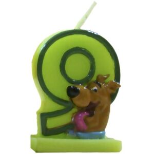 Narozeninová svíčka na dort Scooby Doo - číslo 9 - Arpex
