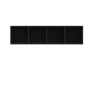 BRW Závěsná skříňka: MITODA - NAD / 4/16 Farba: čierny antracit