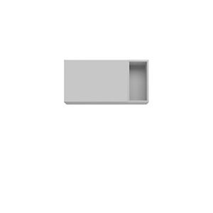 BRW Závěsná skříňka: Moko - SFW1D / 4/8 Farba: sivá grau