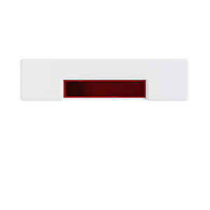 BRW Závěsná vitrína: Poss AIR - SFW1K / 4 / 16_II Farba: biela/biely lesk/červená