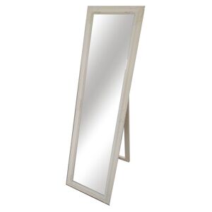 Tempo Kondela Zrcadlo MALKIA typ 12 | dřevěný rám smetanové barvy