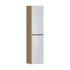 ArtCom Koupelnová sestava MONAKO WHITE OAK Monako: Vysoká skříňka Monako 800 - 170 x 40 x 33 cm
