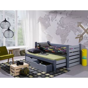ArtBed Dětská postel s přistýlkou Mateusz|výprodej Provedení: Moření - Akryl