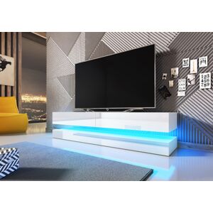 WIP TV stolek FLY|výprodej Barva: Bílá / bílý lesk