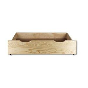 Drewmax Úložný box pod postel - masiv LK150 | borovice|ořech moření|výprodej
