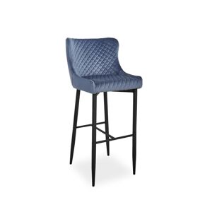 Signal Barová židle COLIN B H-1 | Velvet Barva: Sivá / Bluvel 14