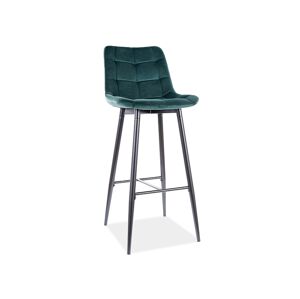 Signal Barová židle CHIC H- 1 Velvet Farba: Zelená