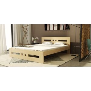 Dolmar Dřevěná postel Roma | výprodej Barva: Bílá, Provedení: 80 x 200 cm