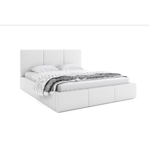 BMS Manželská postel HAILEY | s matrací 140 x 200 cm Barva: Bílá