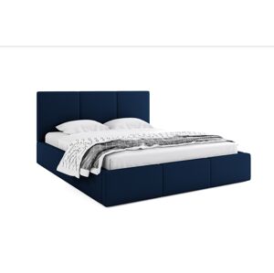 BMS Manželská postel HAILEY | s matrací 140 x 200 cm Barva: Modrá