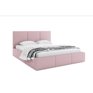 BMS Manželská postel HAILEY | s matrací 140 x 200 cm Barva: Růžová