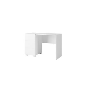 ArtGiB Psací stolek CALABRINI C-01 Barva: Bílá / bílý lesk