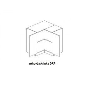 Artstolk Kuchyňská linka NINA Typ: Spodní skříňka NINA DRP PL (864x820x864 mm)