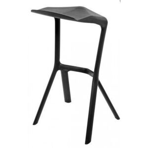 ArtD Barová židle MU inspirovaná Miura černá