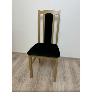 Drewmix Jídelní židle BOSS 7 | dub grandson/látka 22x Barva: Černá