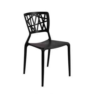 ArtD Jídelní židle Bush inspirovaná Viento chair Farba: Čierna