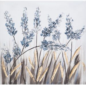 ArtFir Obraz 310 | modré květiny 50 x 50 cm
