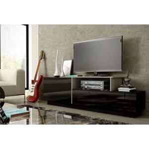 Artcam TV stolek SIGMA 3 - černá / černý lesk / sonoma