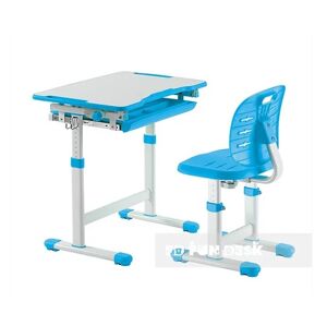 Fundesk Rostoucí stůl PICCOLINO III | blue se židlí