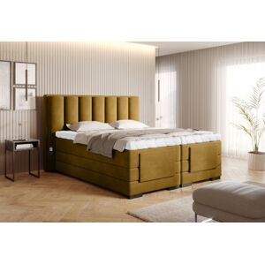 Artelta Manželská postel VEROS Boxspring | elektrická polohovatelná 140 x 200 cm Barva: Loco 45