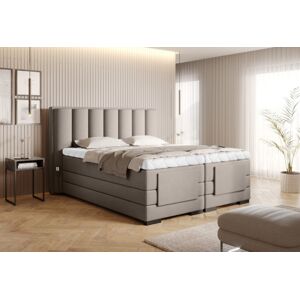 Artelta Manželská postel VEROS Boxspring | elektrická polohovatelná 140 x 200 cm Barva: Poco 07