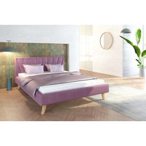 FDM Čalouněná manželská postel HEAVEN | 120 x 200 cm Barva: Fialová