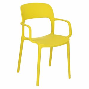 ArtD Jídelní židle Flexi s opěrkami Farba: Žltá