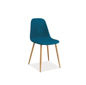 Signal Jídelní židle FOX | Dub Barva: mořská modrá