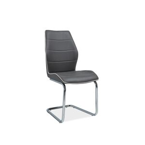 Signal Jídelní židle H-331 Farba: Sivá / biely lem