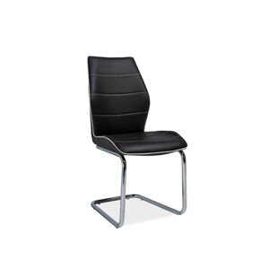 Signal Jídelní židle H-331 Farba: Čierna / biely lem