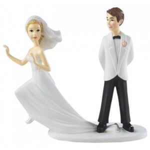 Nevěsta na útěku - svatební figurky na dort - Wilton