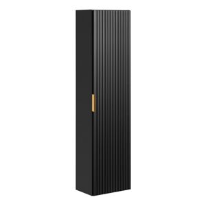 ArtCom Koupelnová sestava ADEL | black Typ: Vysoká koupelnová skříňka ADEL BLACK 80-01 B-1D / 35 x 140 x 25cm