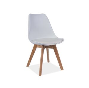 Signal Jídelní židle KRIS / buk Barva: Bílá / buk