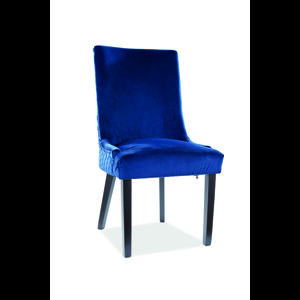 Signal Jídelní židle LEON VELVET Barva: Modrá / Bluvel 86