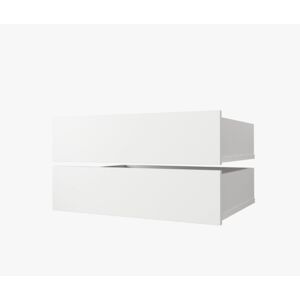 ArtAbiks Šatní skříň PARKIET | 200 x 200 cm barevné provedení: Bílé zásuvky
