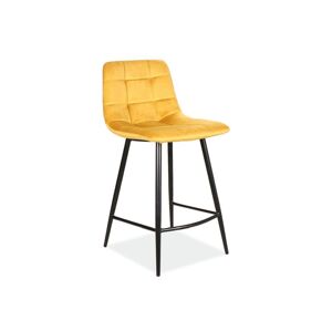 Signal Barová židle MILA H-2 | Velvet Barva: Curry / Bluvel 68