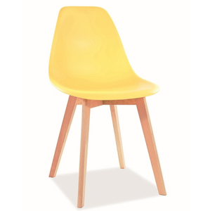 Signal Jídelní židle Moris Barva: Žlutá