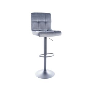 Signal Barová židle C-105 | Velvet Barva: Sivá / Bluvel 14